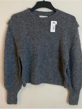 Treasure & Bond Cozy Crewneck Women's Sweater - Gray